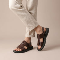Sandale Homme Cuir Randonnée