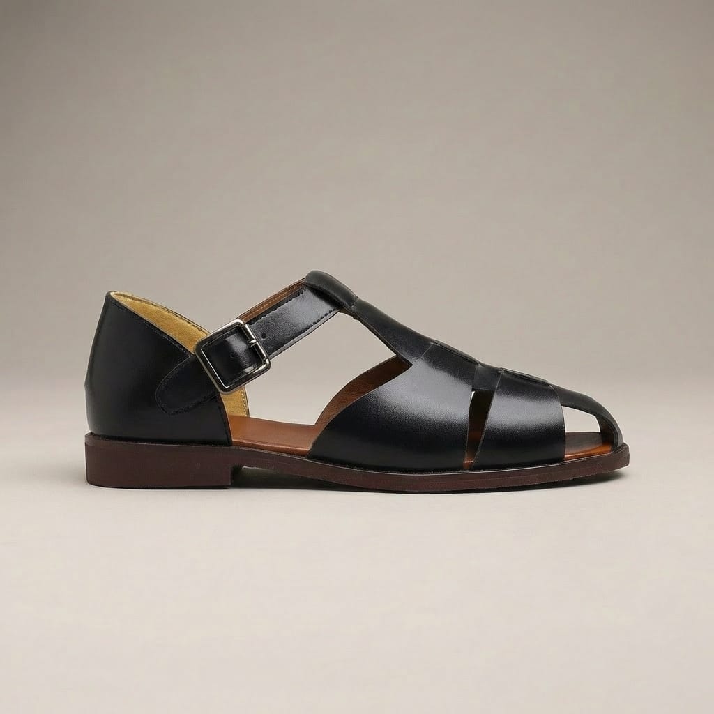 Sandale Romaine Cuir Homme