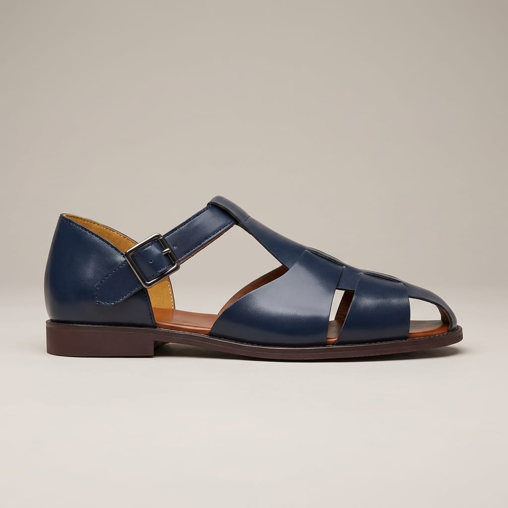Sandale Romaine Cuir Homme