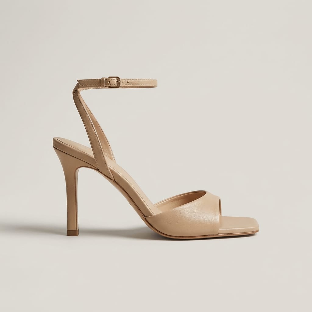 Sandale Talon Aiguille Bride Cheville