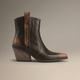 Santiag Bottine Cuir Femme