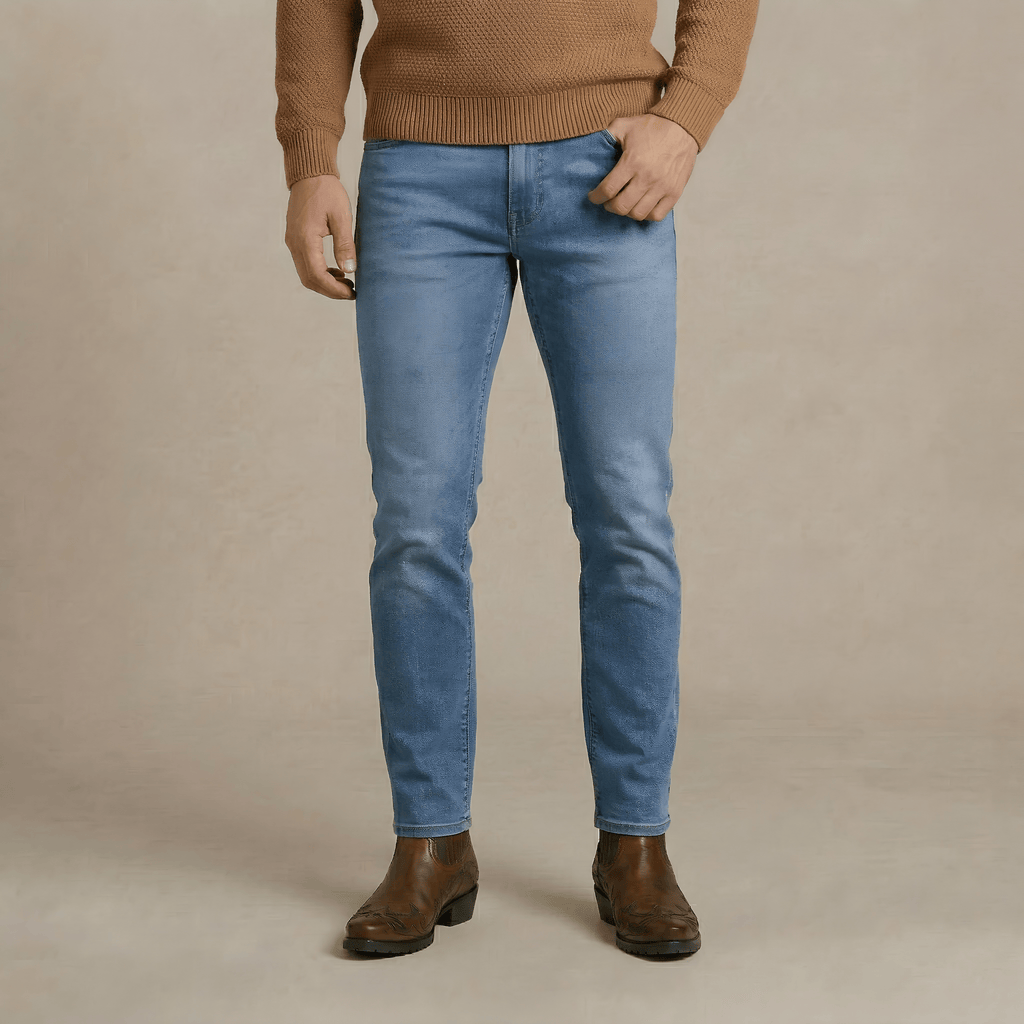 Santiag Bottine Cuir Homme