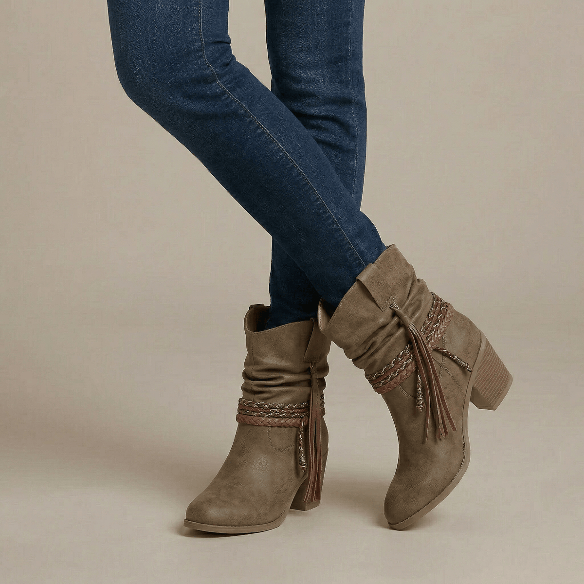 Santiag Bottine Marron