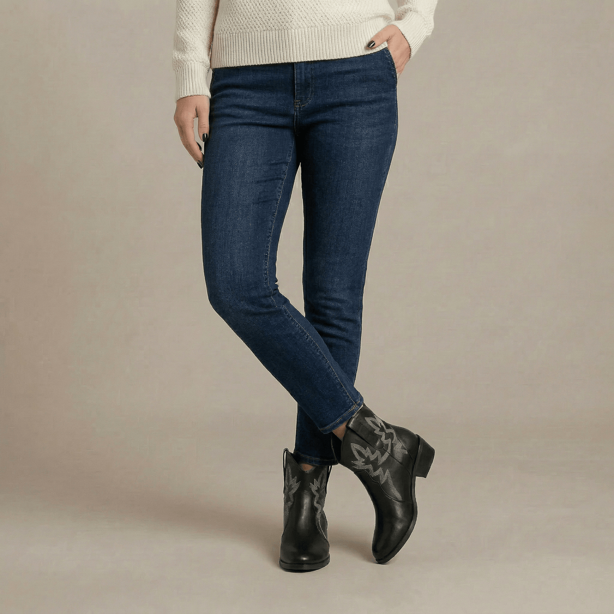 Santiag Courte Broderie