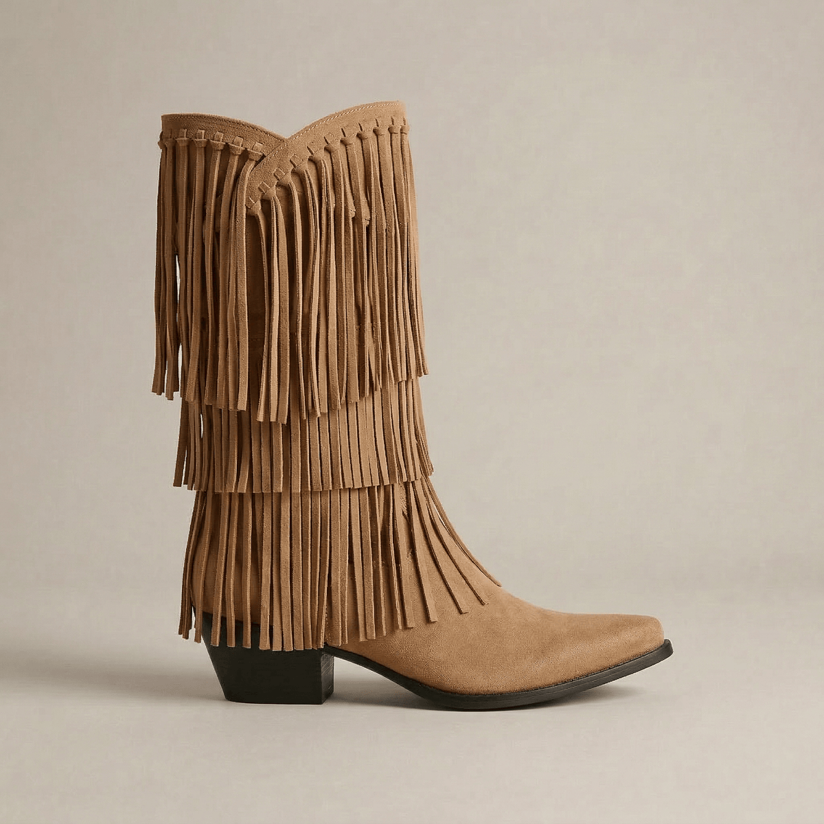 Santiag Cowboy Franges Femme