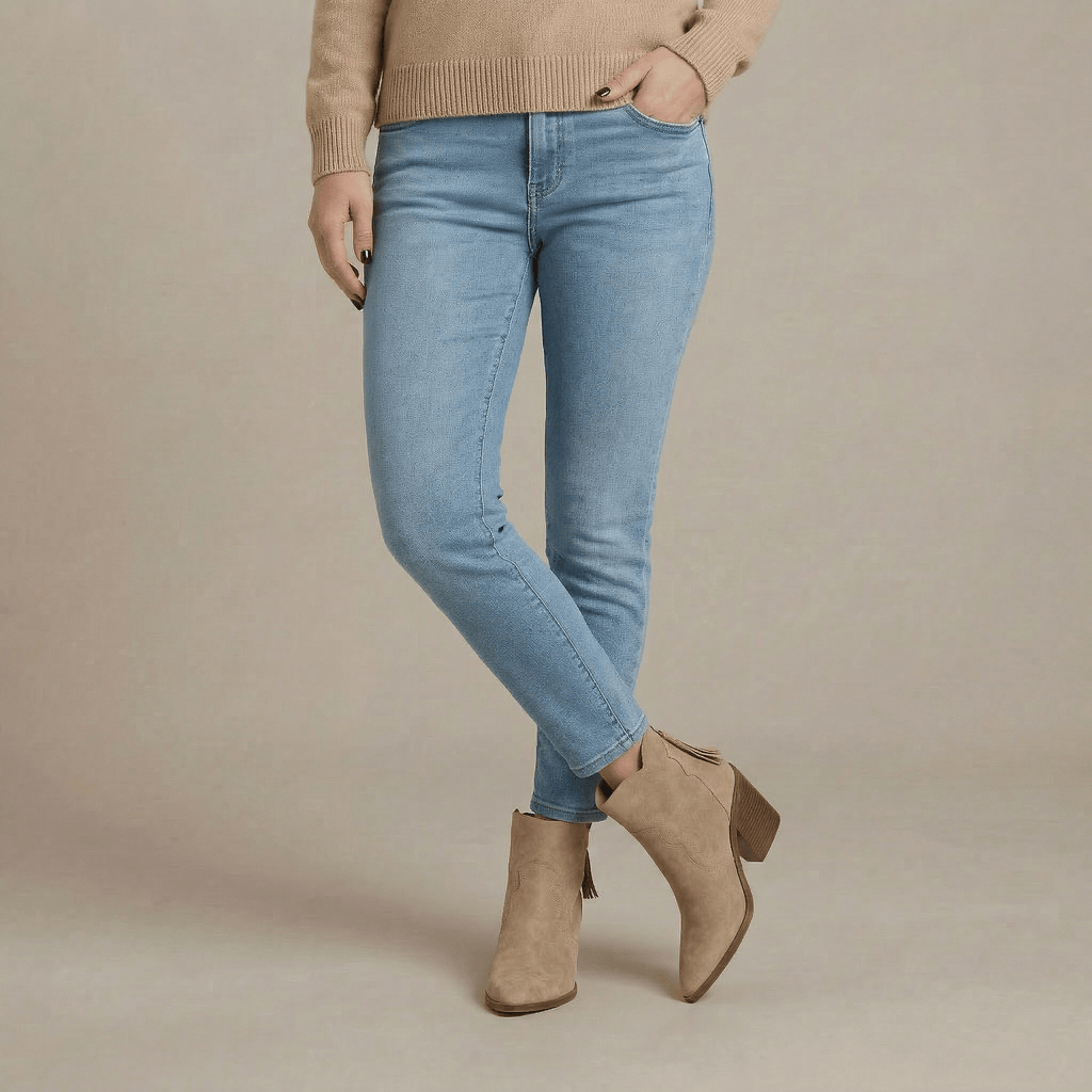 Santiag Femme Talon Bois