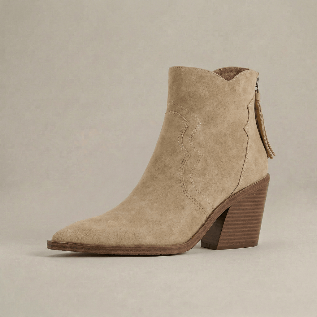 Santiag Femme Talon Bois