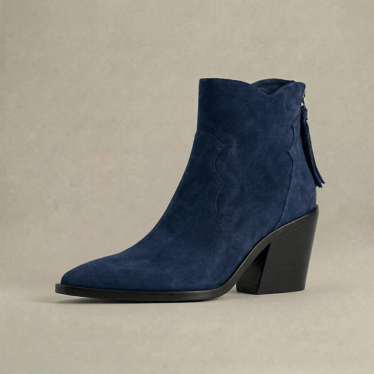Santiag Femme Talon Bois