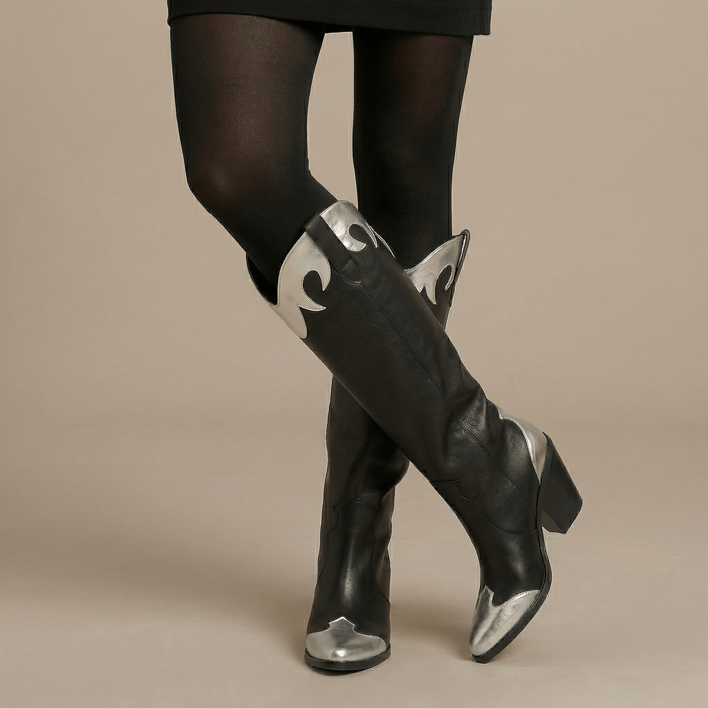 Santiag Haute Cuir Femme