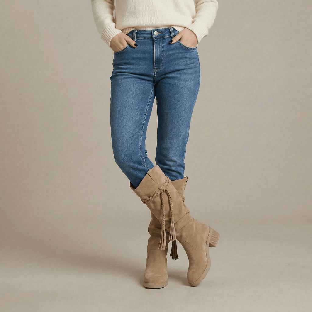 Santiag Mi Mollet Femme