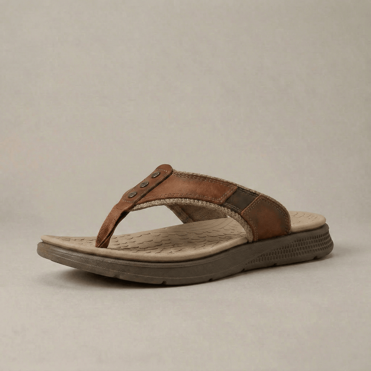 Tongs Cuir Homme Plage