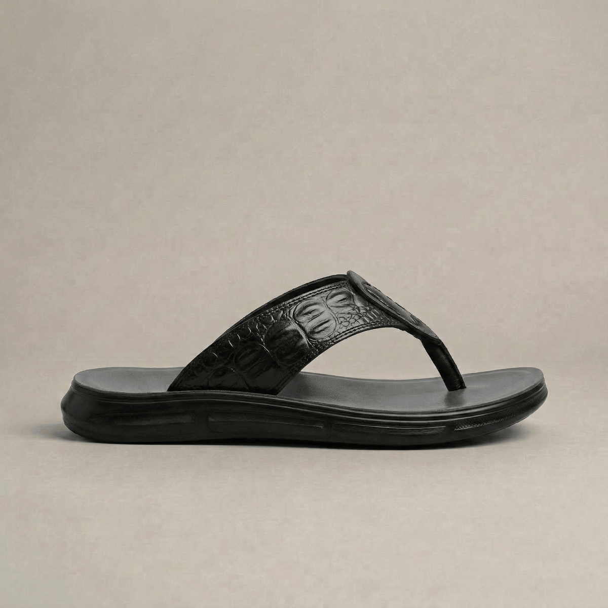 Tongs Homme Confortable Cuir